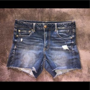 American Eagle distressed shorts